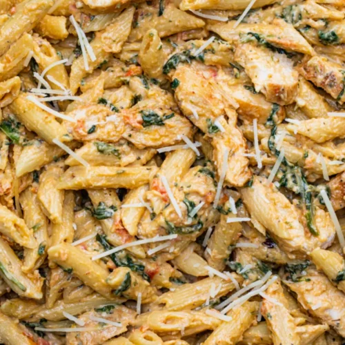 Garlic Parmesan Chicken Pasta