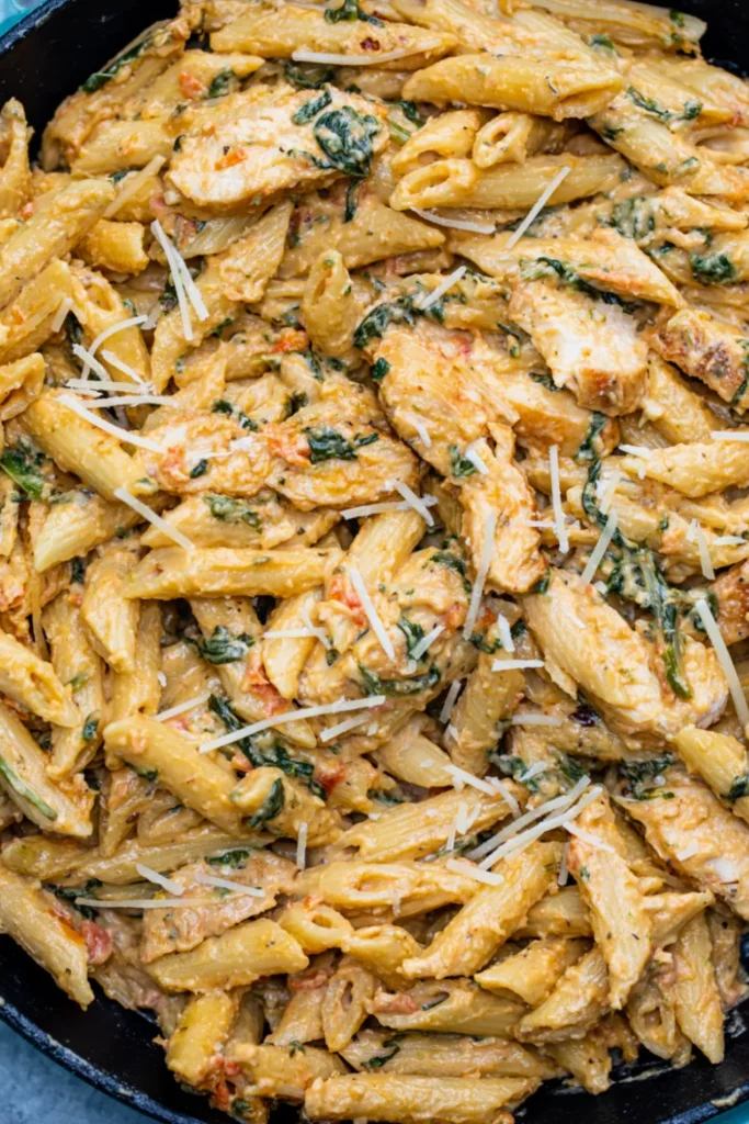 Garlic Parmesan Chicken Pasta