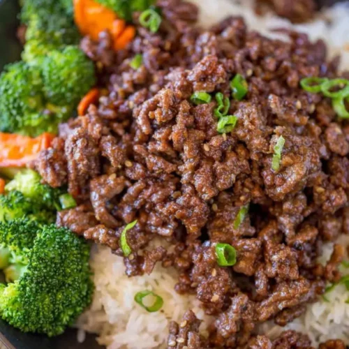 Ground Beef and Broccoli