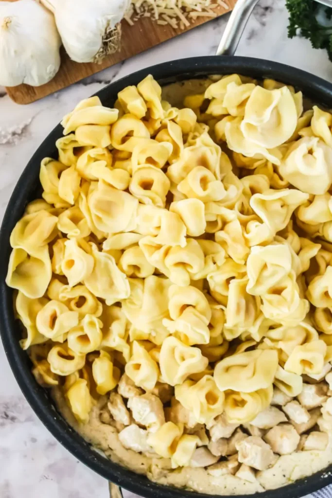 Chicken tortellini alfredo recipe