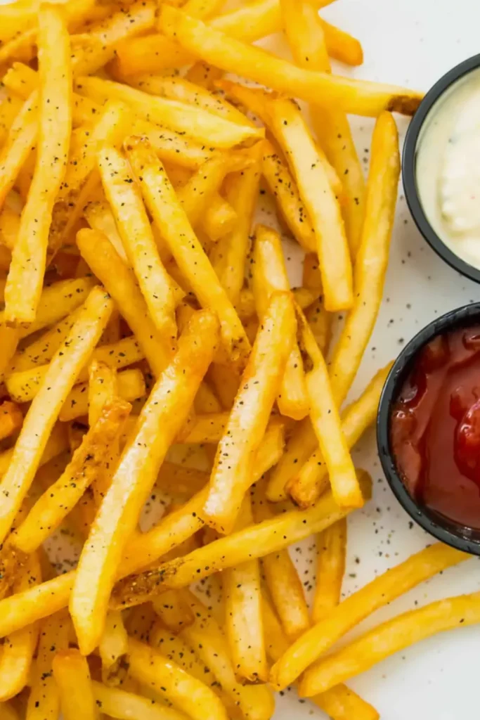 Frozen french fries in air fryer