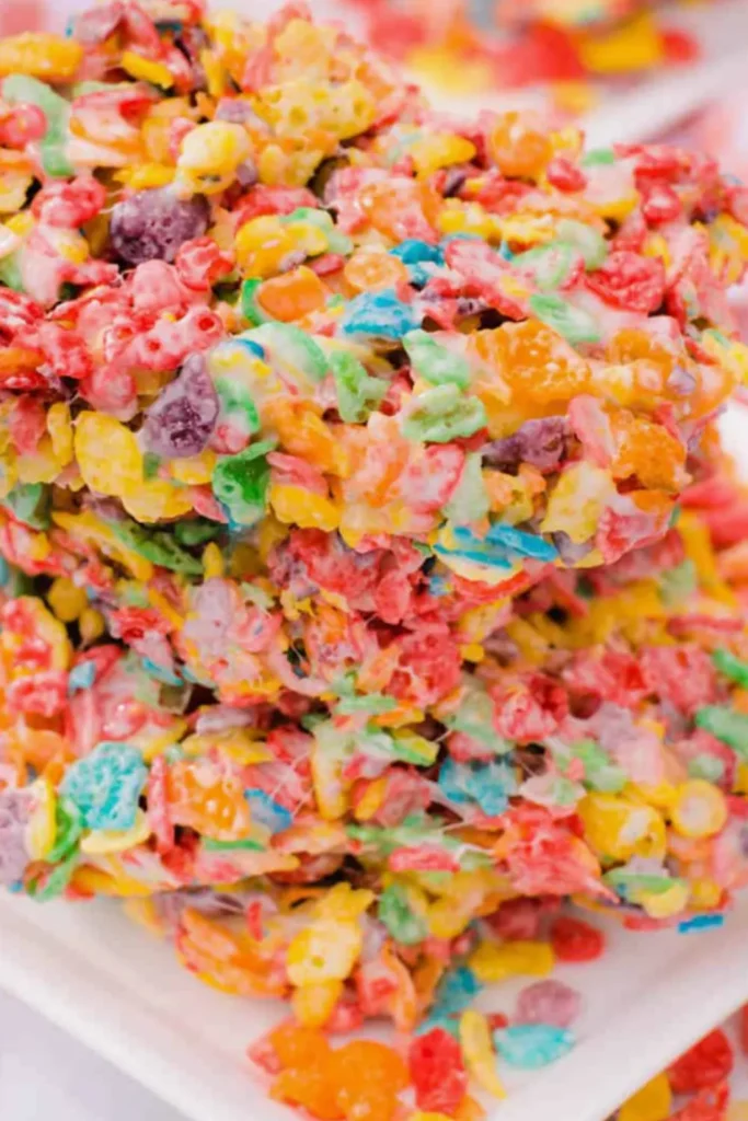 Fruity Pebble Rice Crispy Treats