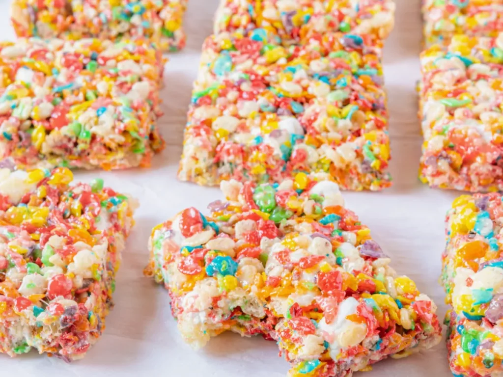 Fruity Pebble Rice Crispy Treats