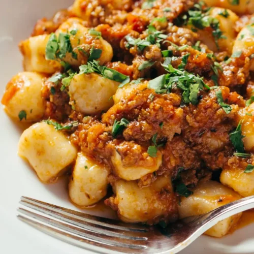 gnocchi bolognese